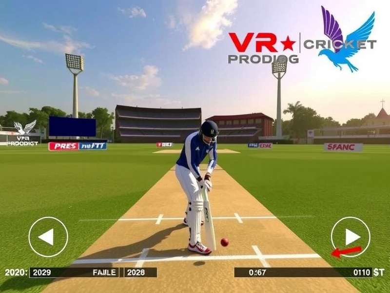 VR Cricket Prodigy India Gameplay Screenshot